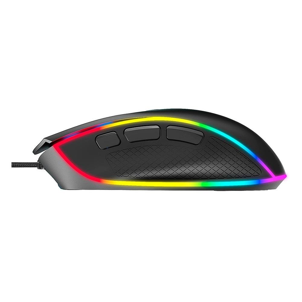 Mouse Gamer Fortrek Cruiser New Edition, RGB, ( Balão.info) DPI, 7 Botões, Preto - ( Balão.info - foto 3