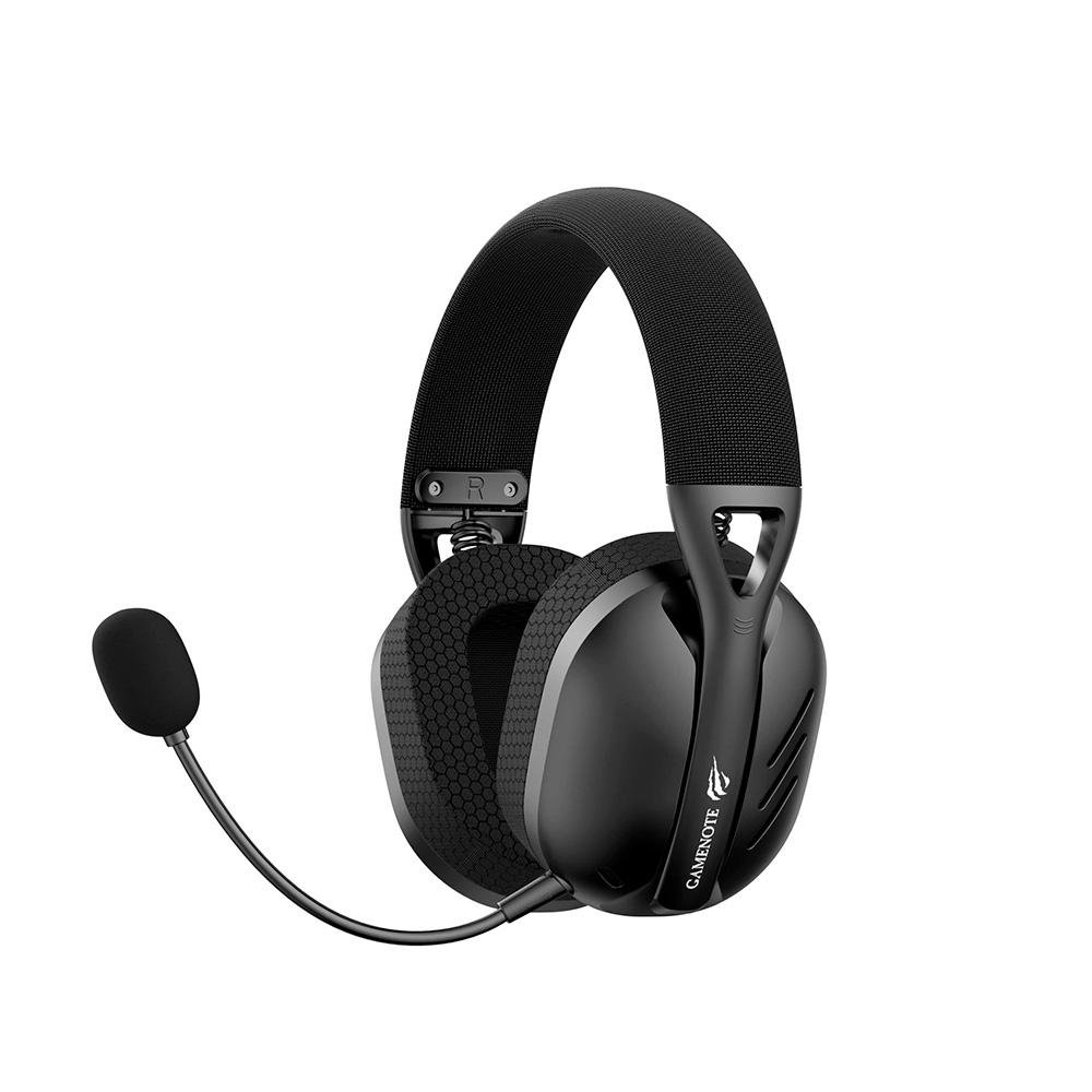Headset Gamer Sem Fio Havit Fuxi H3, 7.1 surround, Driver 40mm, Bluetooth e USB, Preto - Fuxi-H3 Black Headset Gamer Sem Fio Havit Fuxi H3, 7.1 surround, Driver 40mm, Bluetooth e USB, Preto - Fuxi-H3 Black