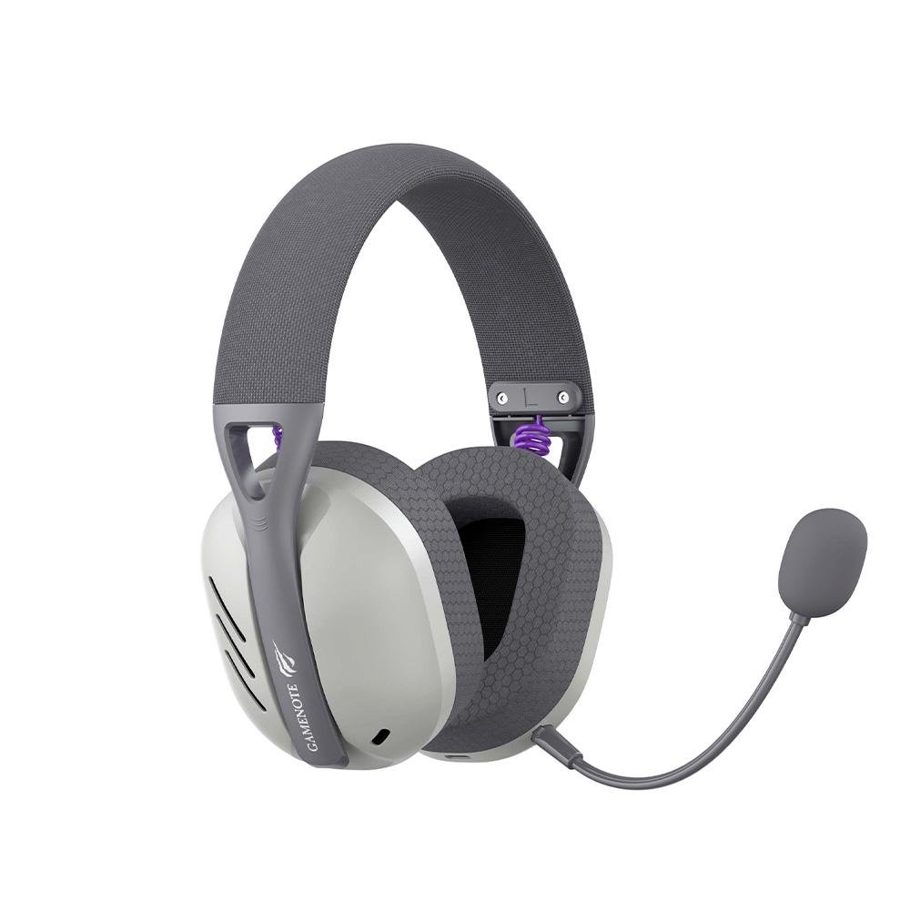 Headset Gamer Sem Fio Havit Fuxi H3 Wireless, Bluetooth e 2.4GHz, Baixa Latência, Cinza - Fuxi-H3 Gray - view 2
