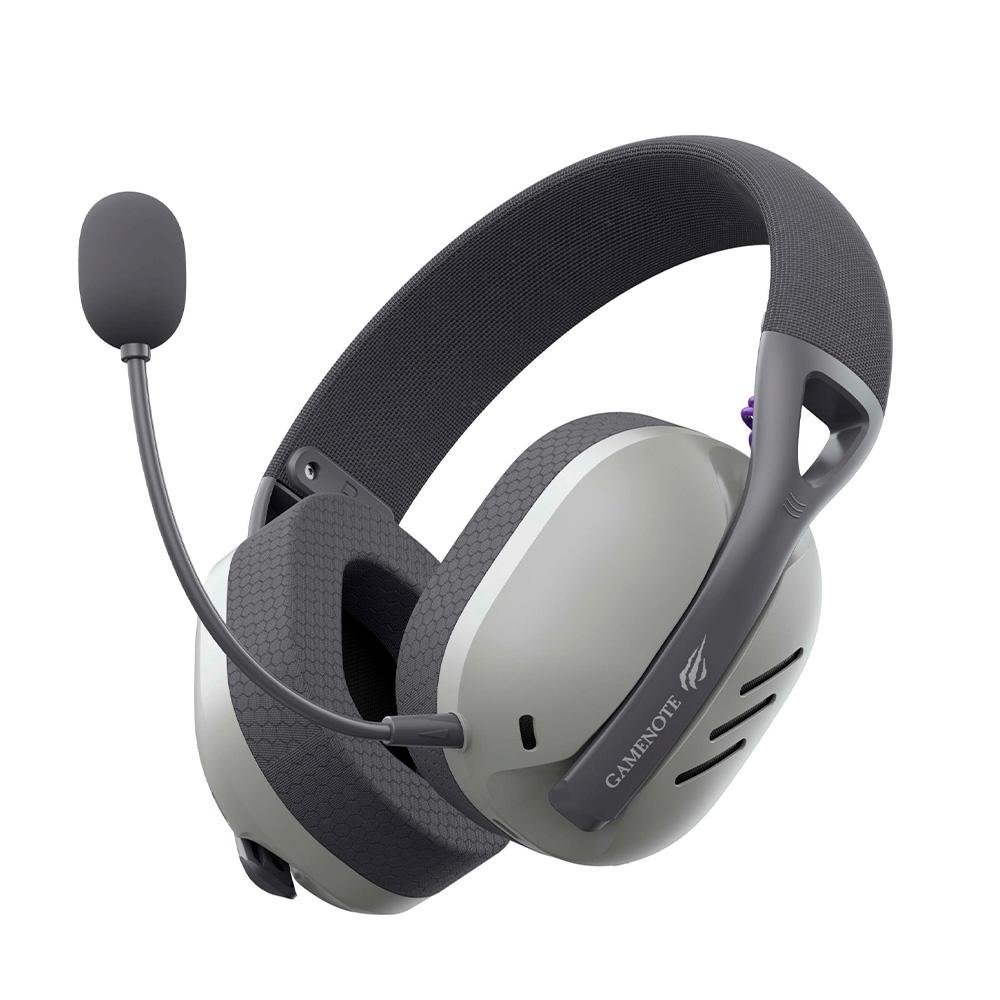 Headset Gamer Sem Fio Havit Fuxi H3 Wireless, Bluetooth e 2.4GHz, Baixa Latência, Cinza - Fuxi-H3 Gray - view 5