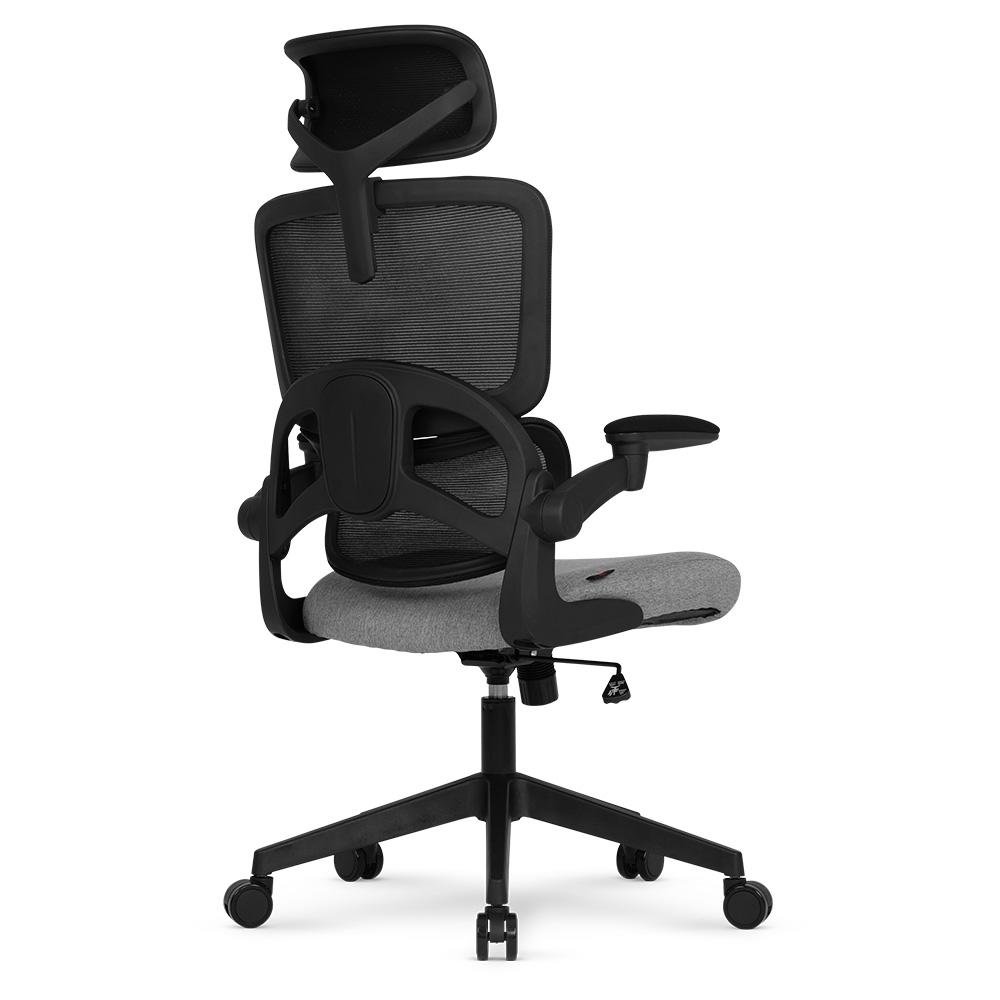 Cadeira de Escritório Ergonômica DT3 GTL, Até 110kg, Cilindro de Gás Classe 4, Nylon, Cinza Claro - 14049-8 - view 4