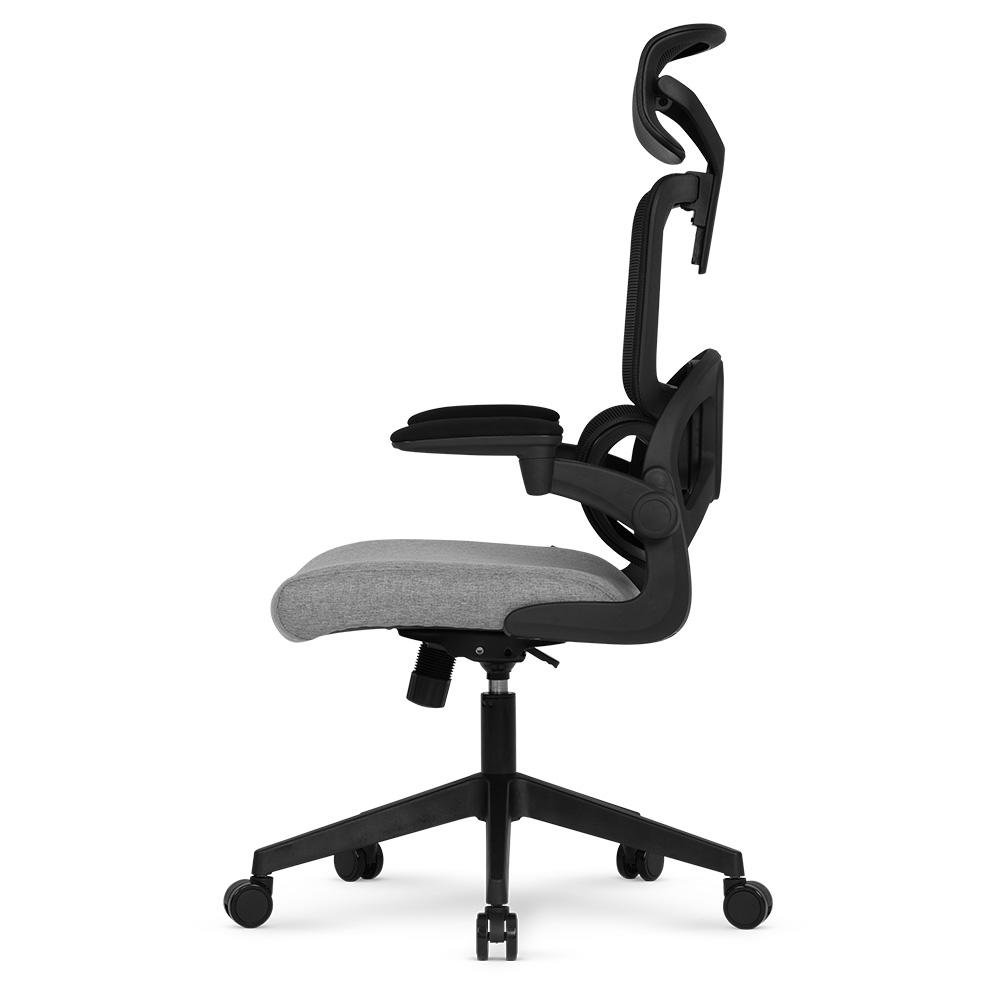 Cadeira de Escritório Ergonômica DT3 GTL, Até 110kg, Cilindro de Gás Classe 4, Nylon, Cinza Claro - 14049-8 - view 7