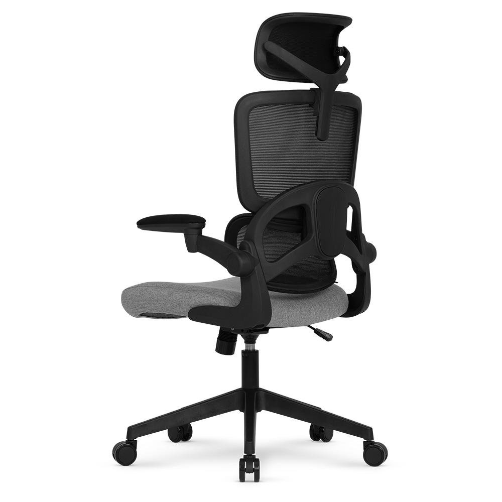 Cadeira de Escritório Ergonômica DT3 GTL, Até 110kg, Cilindro de Gás Classe 4, Nylon, Cinza Claro - 14049-8 - view 6