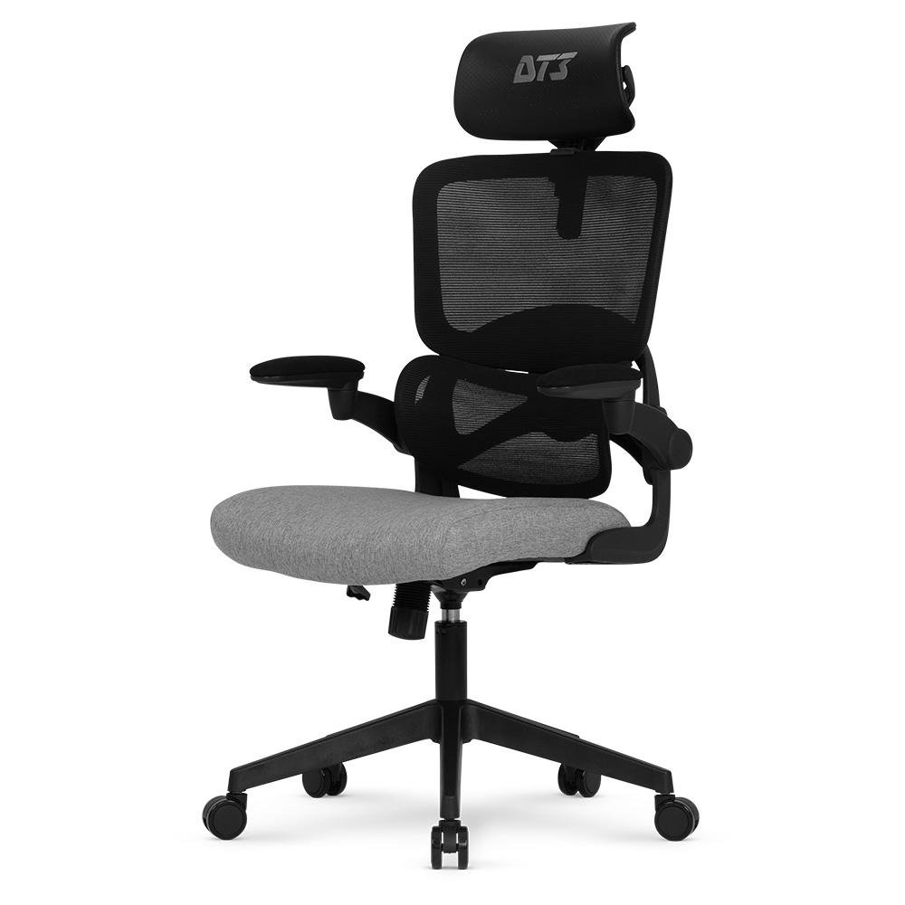 Cadeira de Escritório Ergonômica DT3 GTL, Até 110kg, Cilindro de Gás Classe 4, Nylon, Cinza Claro - 14049-8 - view 8