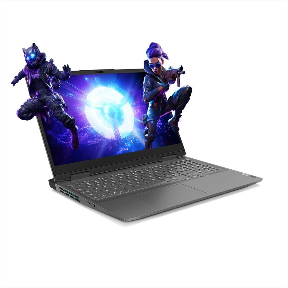 Notebook Lenovo LOQ Intel Core i5-12450H, 16GB RAM, GeForce RTX 2050 4GB, SSD 512GB, 15.6" FHD, Windows 11 Home, Cinza - 83EU0001BR