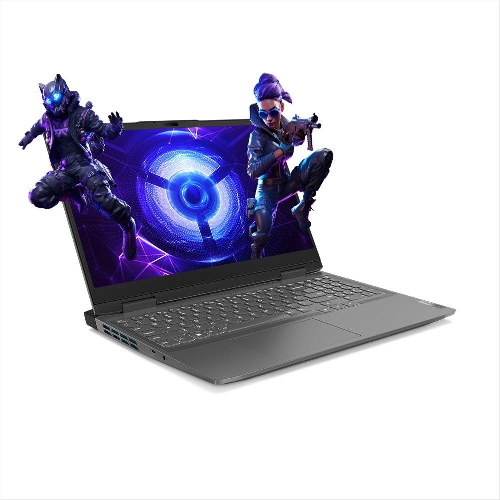 Notebook Lenovo LOQ Intel Core i5-12450H, 16GB RAM, GeForce RTX 2050 4GB, SSD 512GB, 15.6" FHD, Windows 11 Home, Cinza - 83EU0001BR