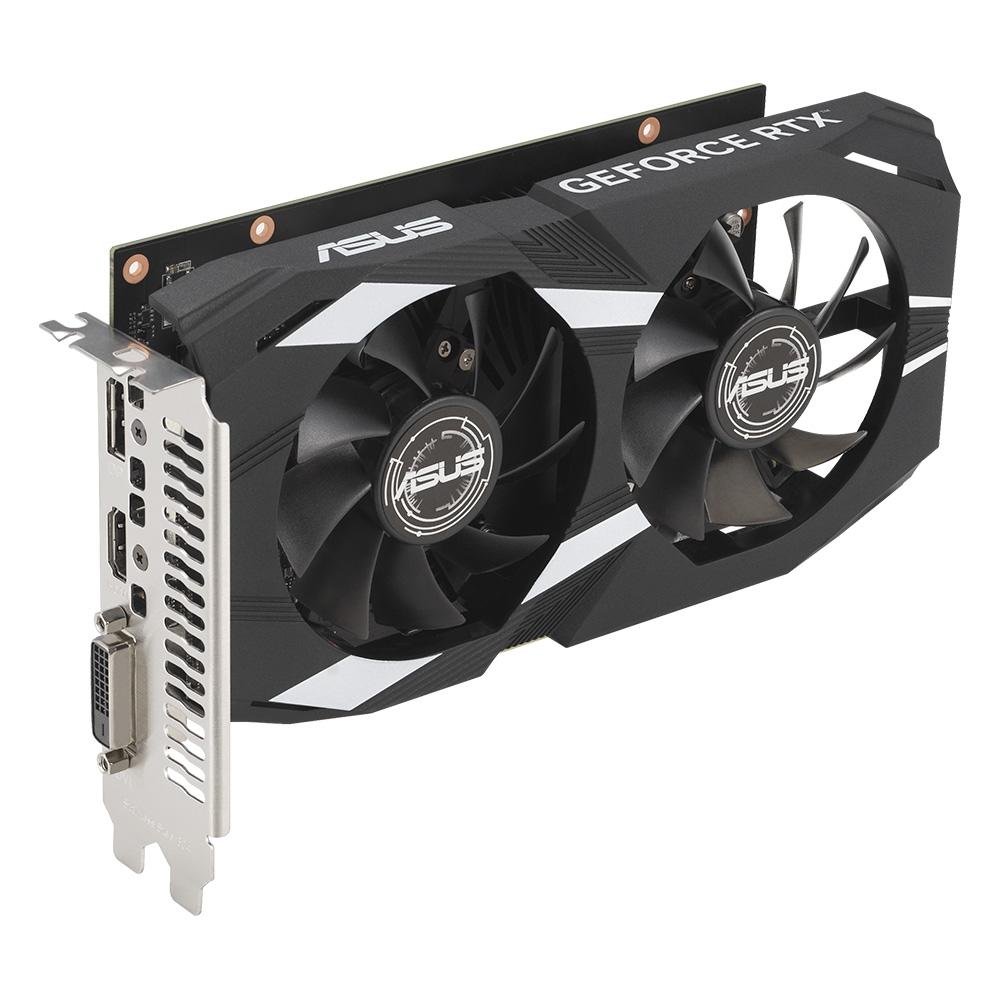 Placa de Vídeo RTX 3050 ASUS 6G Dual OC NVIDIA GeForce, 6GB GDDR6, DLSS, Ray Tracing, G-Sync - 90YV0K60-M0NA00 - view 5