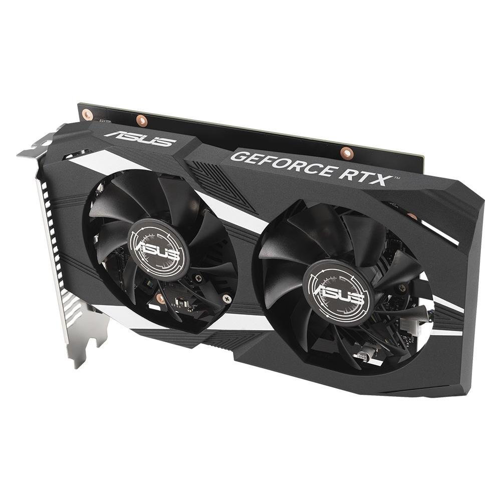 Placa de Vídeo RTX 3050 ASUS 6G Dual OC NVIDIA GeForce, 6GB GDDR6, DLSS, Ray Tracing, G-Sync - 90YV0K60-M0NA00 - view 8