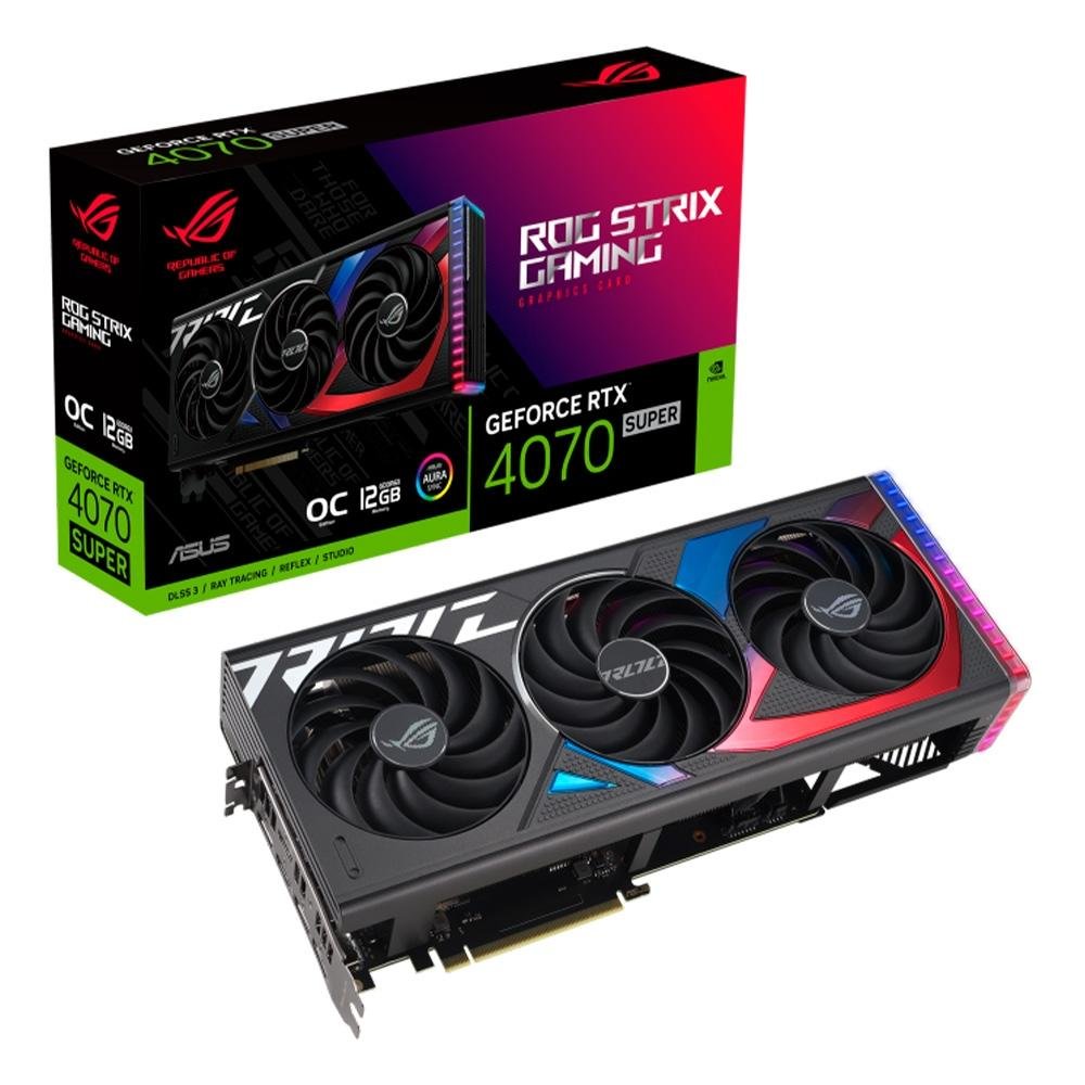 ASUS GeForce RTX 4070 SUPER OCモデル 12GB ROG Strix RTX 4070 SUPER 12GB GDDR6X | KaBuM!