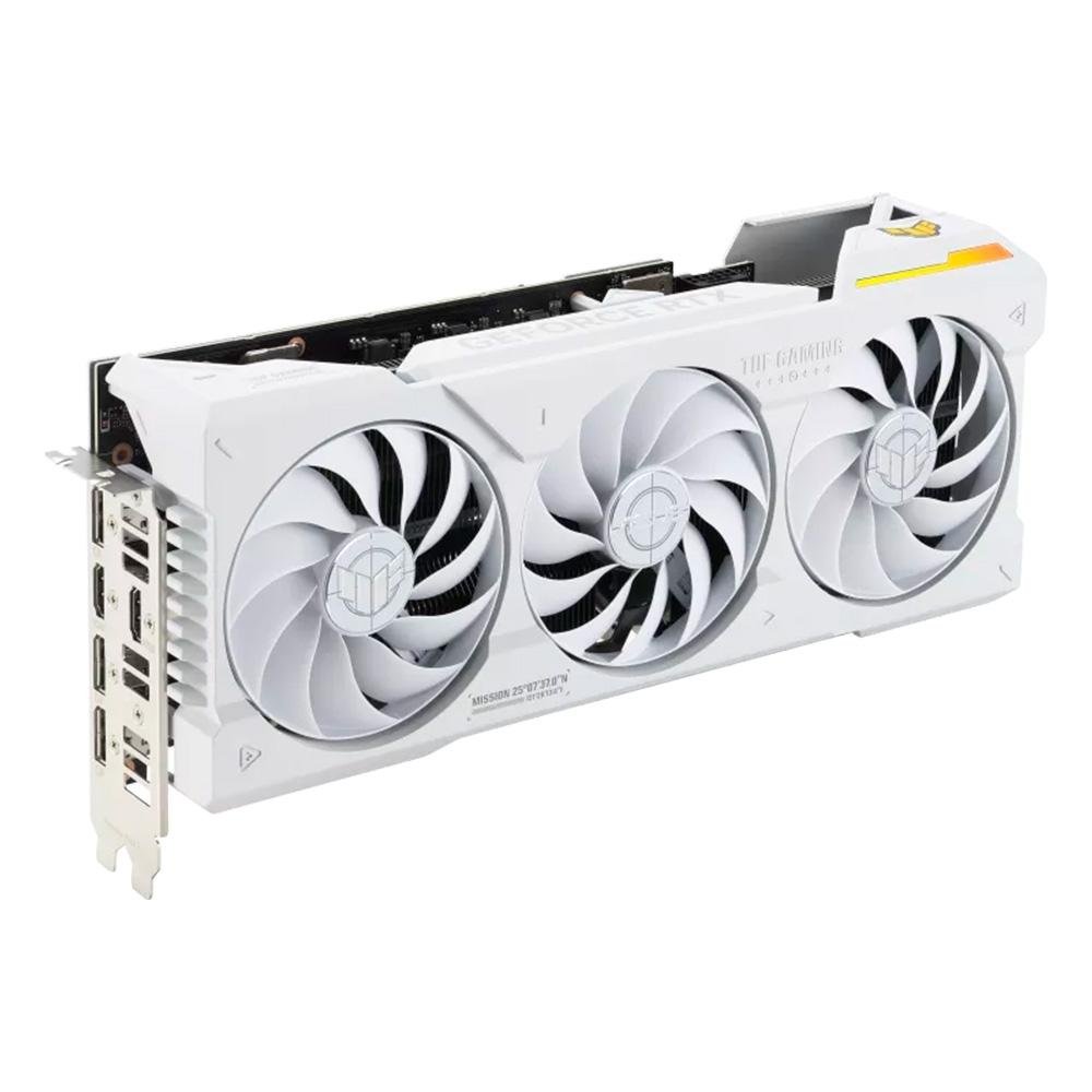 Placa de Vídeo ASUS TUF Gaming NVIDIA GeForce RTX 4070 Ti Super White OC Edition, 16GB GDDR6X, ARGB, DLSS, Ray Trancing - 90YV0KF2-M0NA00