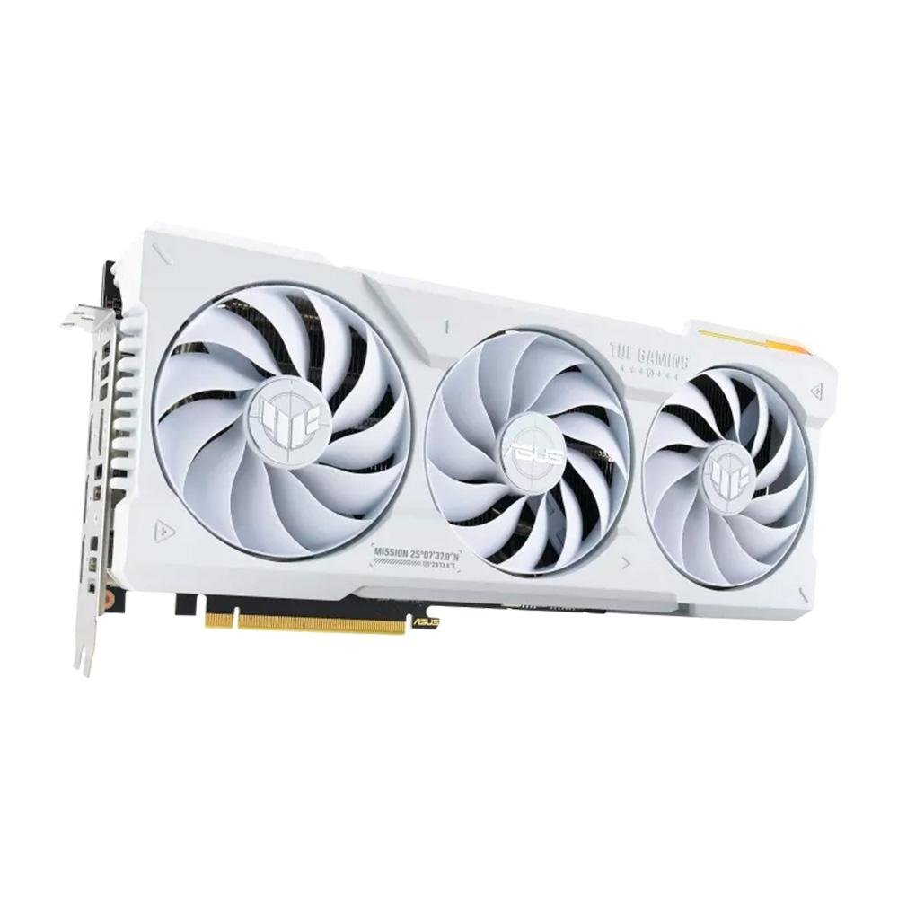 Placa de Vídeo ASUS TUF Gaming NVIDIA GeForce RTX 4070 Ti Super White OC Edition, 16GB GDDR6X, ARGB, DLSS, Ray Trancing - 90YV0KF2-M0NA00