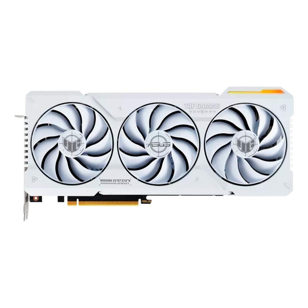 Placa de Vídeo ASUS TUF Gaming NVIDIA GeForce RTX 4070 Ti Super White OC Edition, 16GB GDDR6X, ARGB, DLSS, Ray Trancing - 90YV0KF2-M0NA00