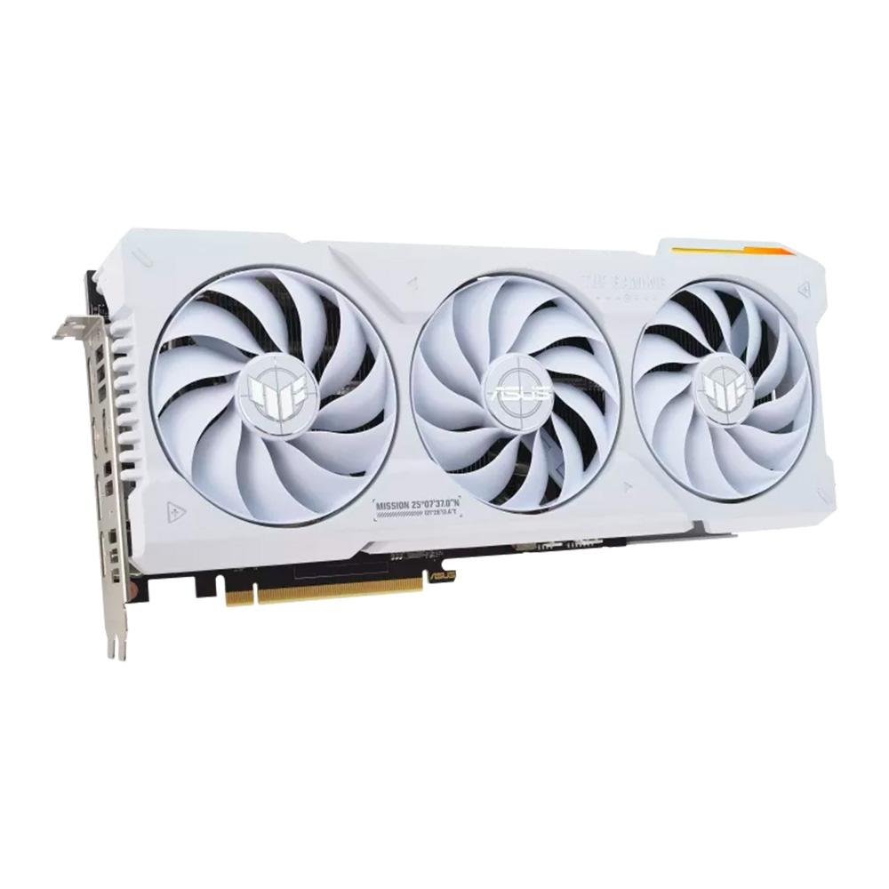 Imagem 8 de 14 do produto Placa de Vídeo ASUS TUF Gaming NVIDIA GeForce RTX 4070 Ti Super White OC Edition, 16GB GDDR6X, ARGB, DLSS, Ray Trancing - 90YV0KF2-M0NA00