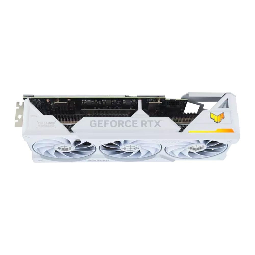 Imagem 9 de 14 do produto Placa de Vídeo ASUS TUF Gaming NVIDIA GeForce RTX 4070 Ti Super White OC Edition, 16GB GDDR6X, ARGB, DLSS, Ray Trancing - 90YV0KF2-M0NA00