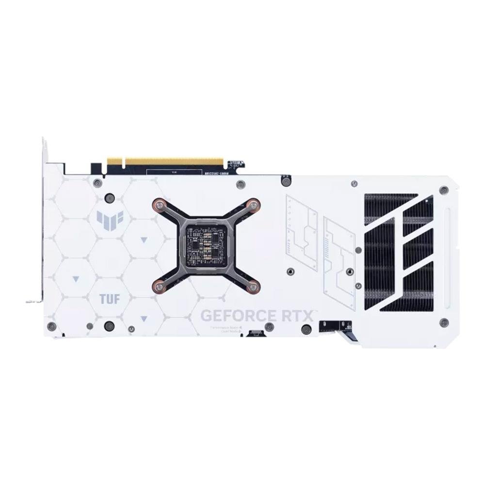 Imagem 10 de 14 do produto Placa de Vídeo ASUS TUF Gaming NVIDIA GeForce RTX 4070 Ti Super White OC Edition, 16GB GDDR6X, ARGB, DLSS, Ray Trancing - 90YV0KF2-M0NA00