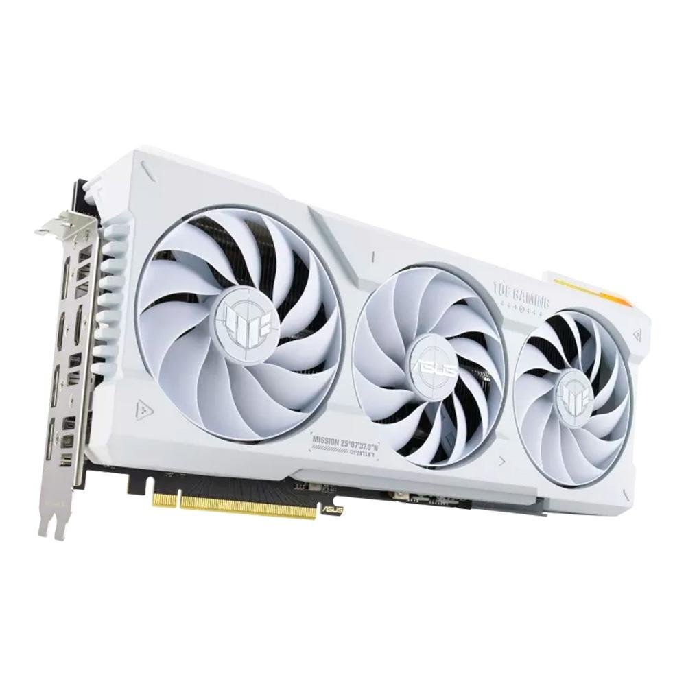 Placa de Vídeo ASUS TUF Gaming NVIDIA GeForce RTX 4070 Ti Super White OC Edition, 16GB GDDR6X, ARGB, DLSS, Ray Trancing - 90YV0KF2-M0NA00