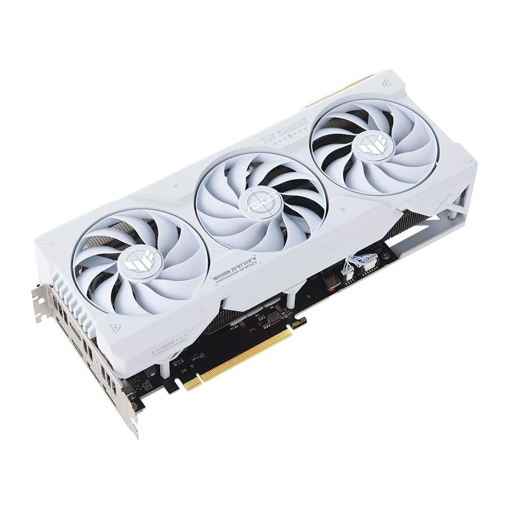 Placa de Vídeo ASUS TUF Gaming NVIDIA GeForce RTX 4070 Ti Super White OC Edition, 16GB GDDR6X, ARGB, DLSS, Ray Trancing - 90YV0KF2-M0NA00