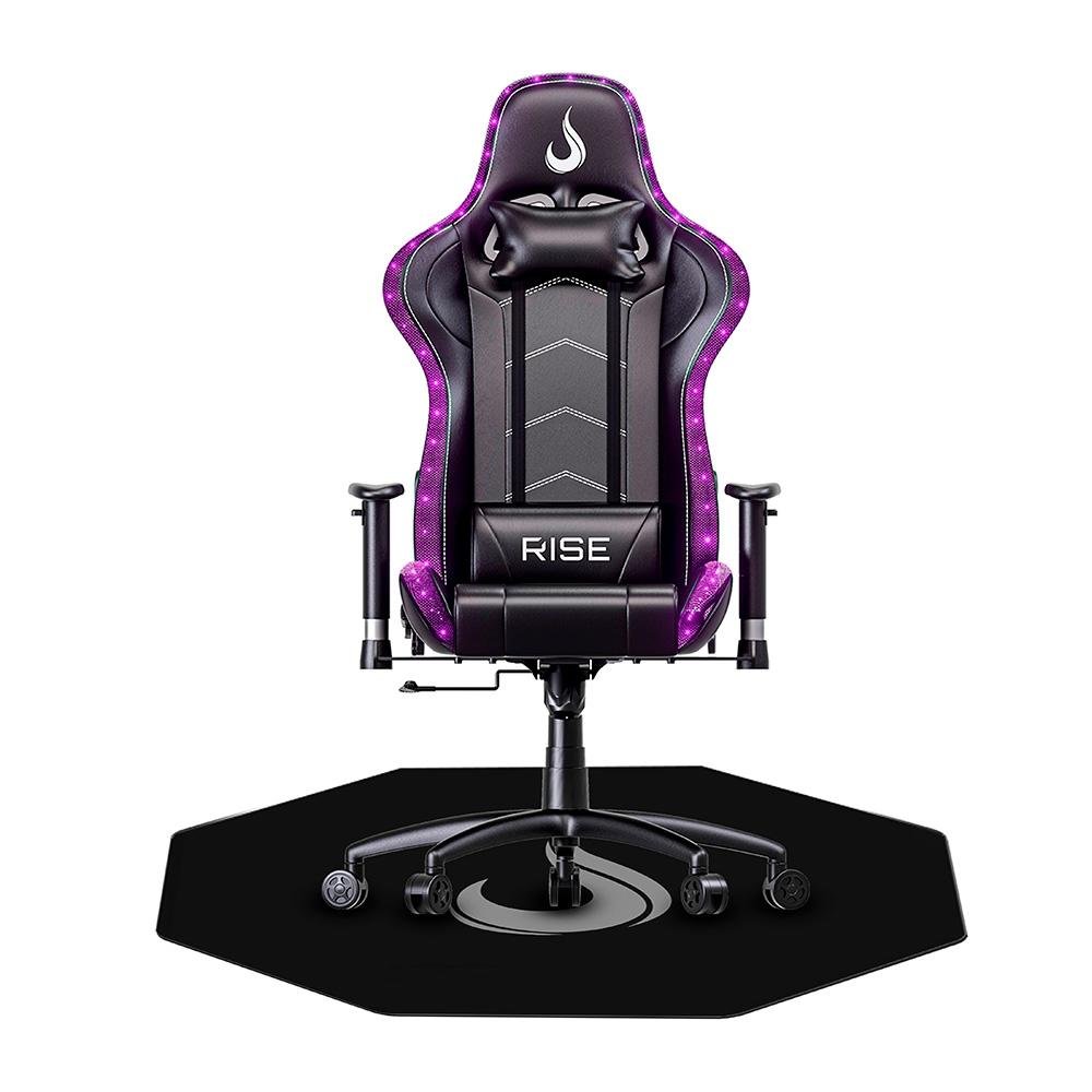 Tapete Gamer Rise Mode, Preto, 100x100cm - RM-TPG-02-B - view 2
