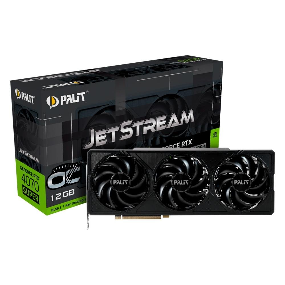 グラフィックボード・グラボ・ビデオカード Palit RTX 4070 super JET STREAM Placa de Video RTX 4070 Super Jetstream OC | KaBuM