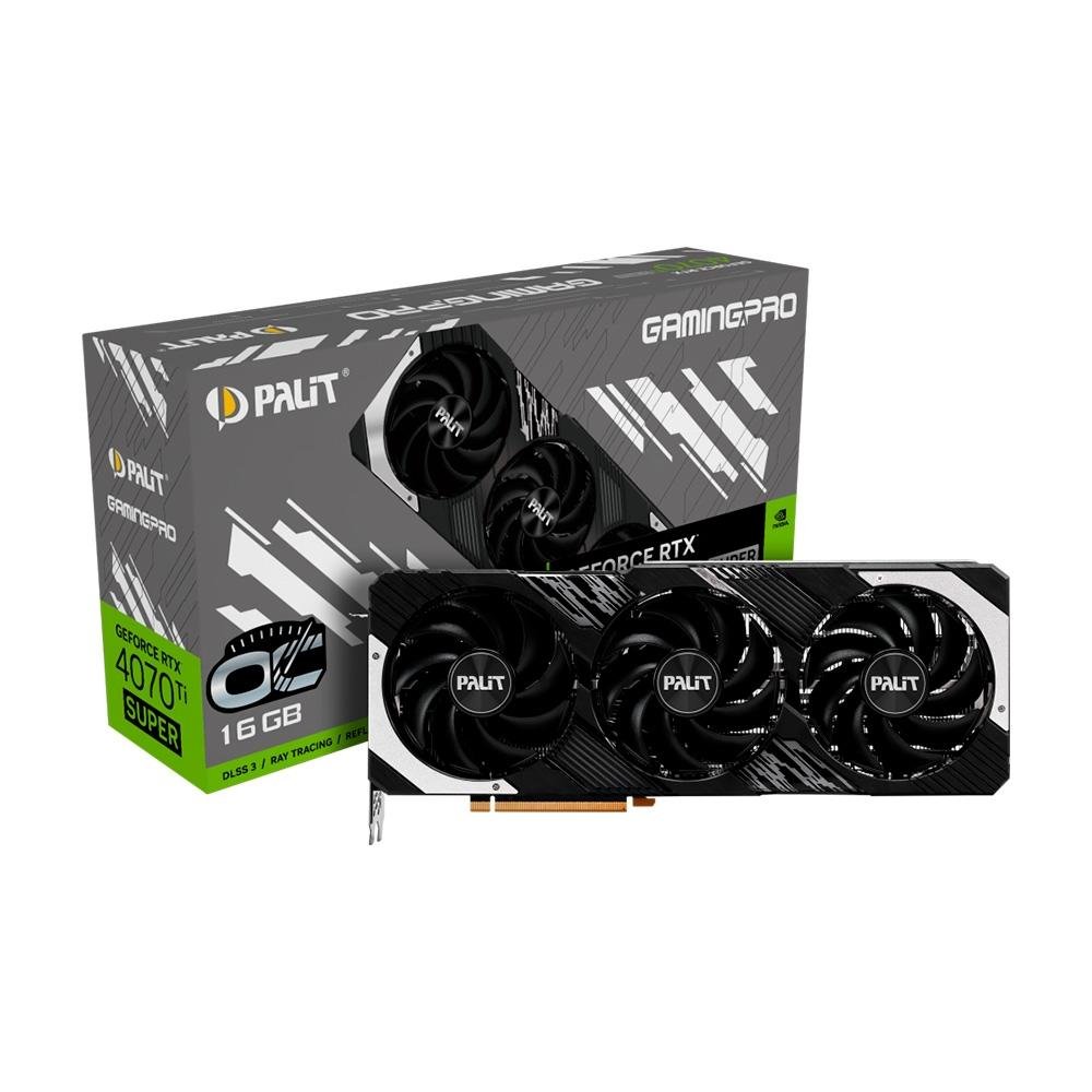ゆ*な様 Palit GeForce RTX 4070 Ti Super ジャン Placa de Vídeo RTX 4070Ti SUPER GamingPro | KaBuM!