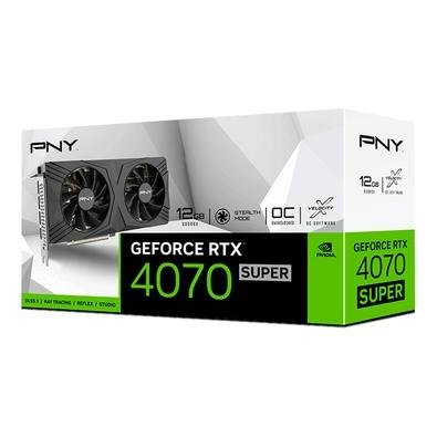 最終値下げPNY GeForce RTX 4070 SUPER placa-de-video-rtx-4070-super-