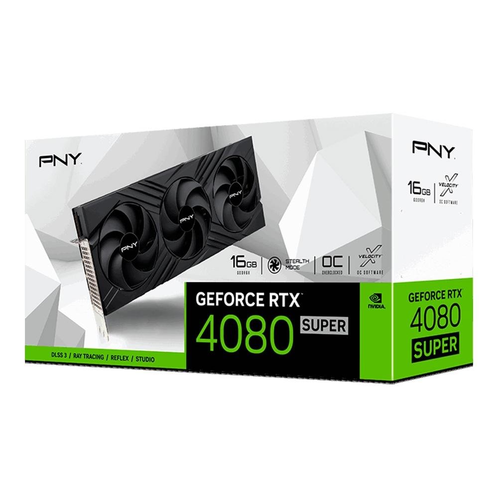 PNY RTX4080 SUPER VERTO 16GB 元箱付 Placa de Vídeo RTX 4080 SUPER Gaming | KaBuM!