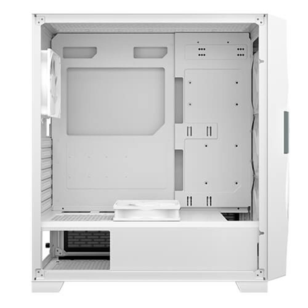 Gabinete Gamer Antec DF700 FLUX WHITE, Mid Tower, ATX, Lateral em Vidro Temperado, 3 Coolers Fans ARGB Branco ( Balão.info - view 9