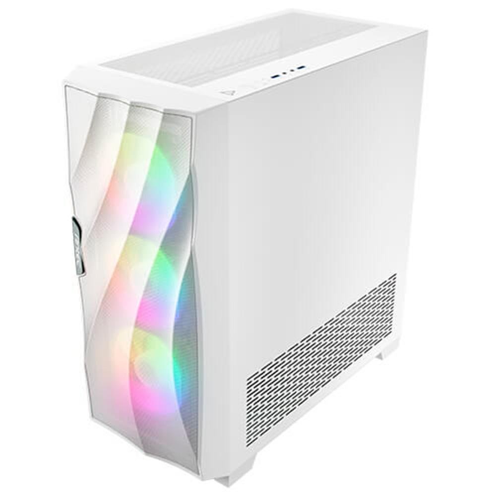 Gabinete Gamer Antec DF700 FLUX WHITE, Mid Tower, ATX, Lateral em Vidro Temperado, 3 Coolers Fans ARGB Branco ( Balão.info - view 3