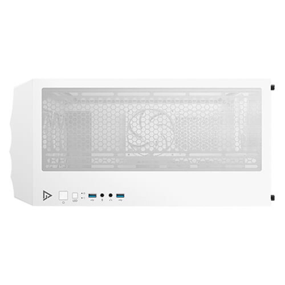 Imagem 11 de 11 do produto Gabinete Gamer Antec DF700 FLUX WHITE, Mid Tower, ATX, Lateral em Vidro Temperado, 3 Coolers Fans ARGB Branco - DF700