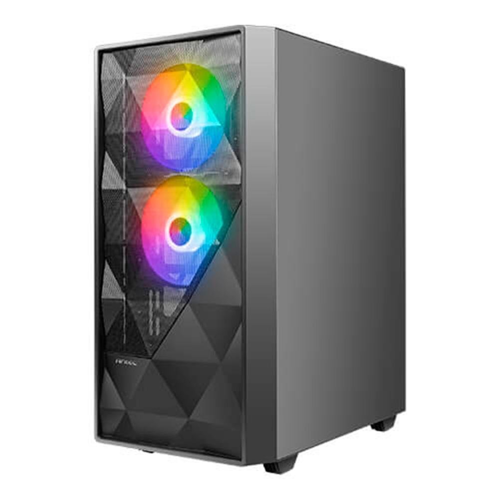 Gabinete Gamer Antec NX270 Elite, Mid Tower, ATX,  Lateral em Vidro Temperado, 3 Coolers Fans ARGB, Preto - NX270