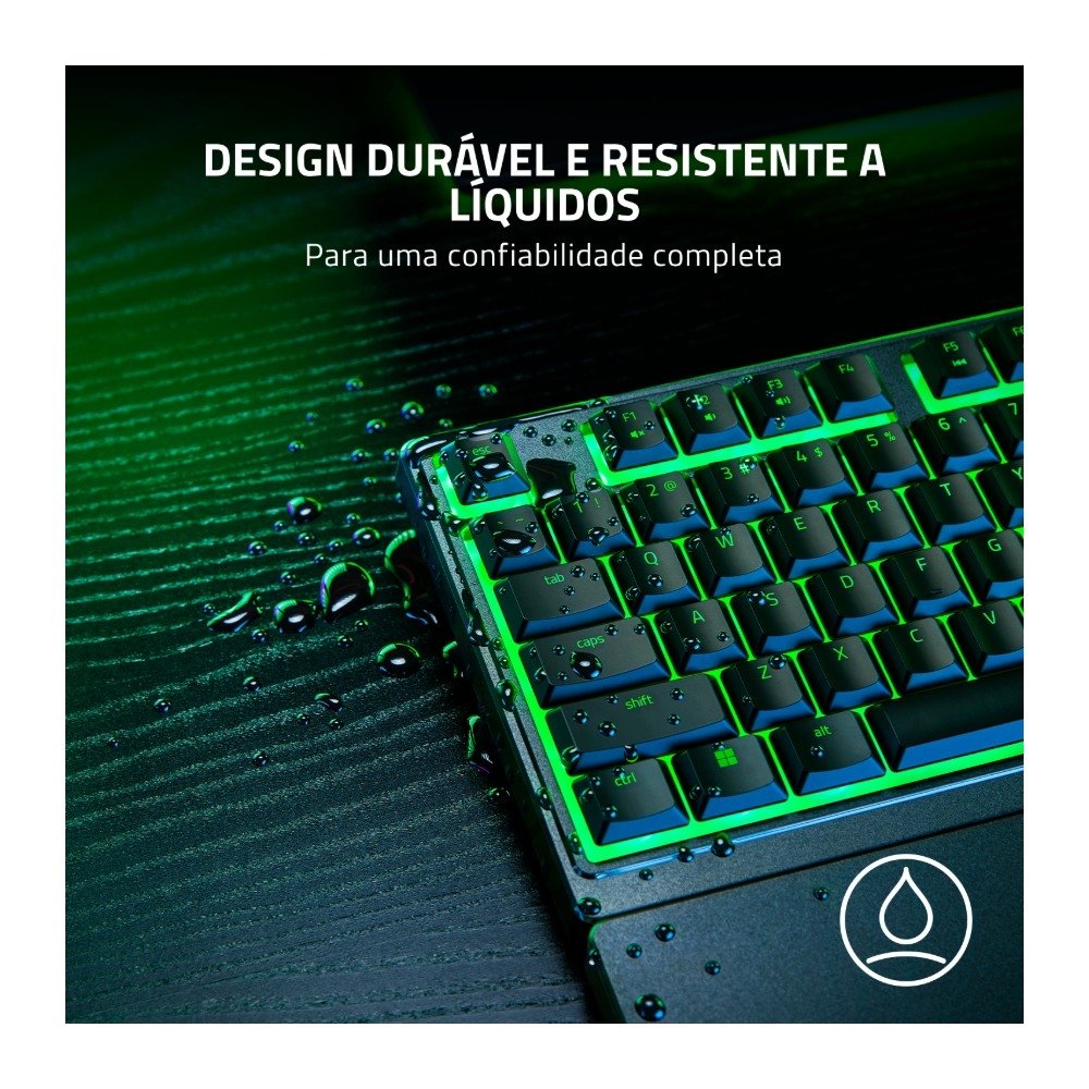 Imagem 4 de 5 do produto Teclado Gamer Razer Ornata Expert, Retroiluminação RGB, Mecha-Membrane, Preto - RZ03-04470200