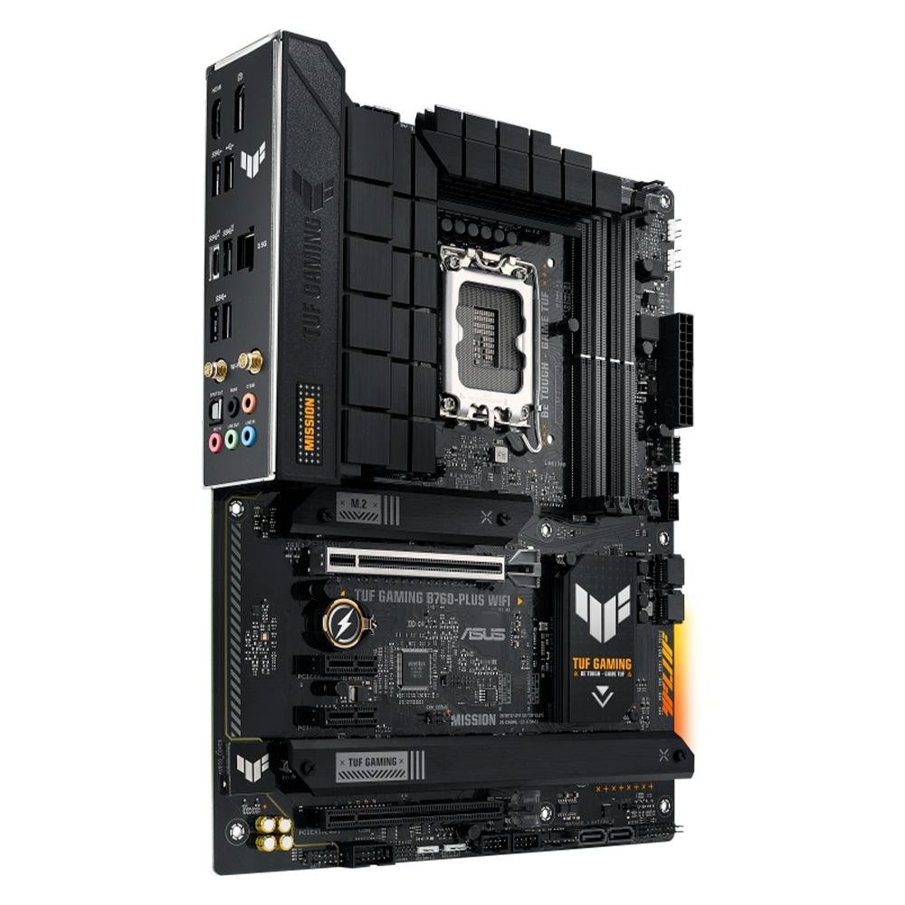 760-PLUS WIFI, INTEL, B760, ATX, DDR5, Preto - 90MB1ER0-M0EAY0 - view 3
