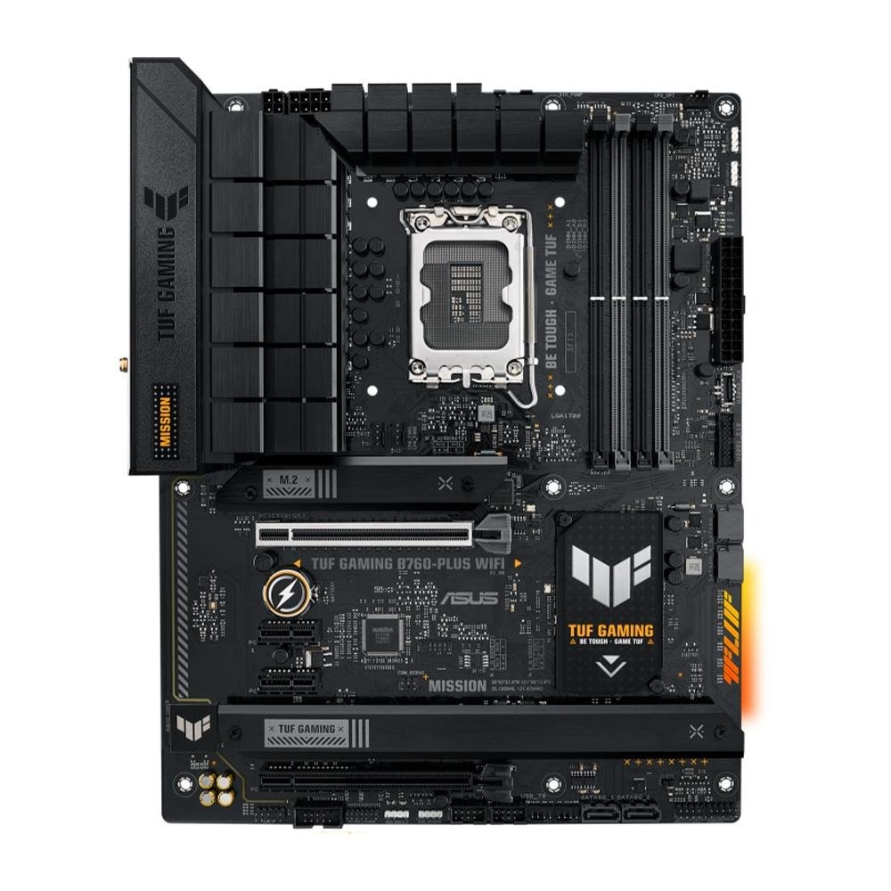 760-PLUS WIFI, INTEL, B760, ATX, DDR5, Preto - 90MB1ER0-M0EAY0 - view 2