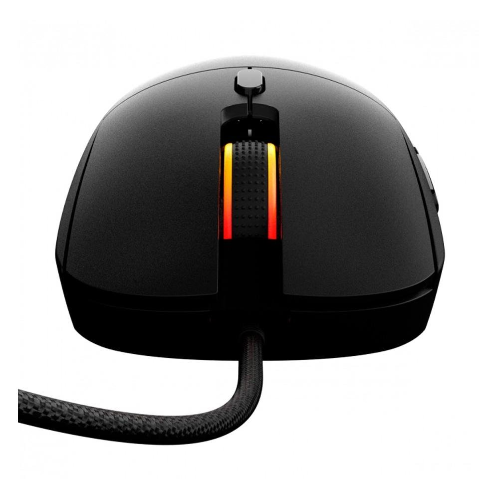 Mouse Gamer PCYes Basaran Black Vulcan, RGB, 12400 DPI, 6 Botões - PMGBRBV Mouse Gamer PCYes Basaran Black Vulcan, RGB, 12400 DPI, 6 Botões - PMGBRBV
