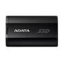 SSD Externo ADATA 1TB SD810, USB 3.2, 1000G IP68, até 2.000 MB/s, para iPhone 15/Pro/Max, Android, Preto - SD810-1000G-CBK