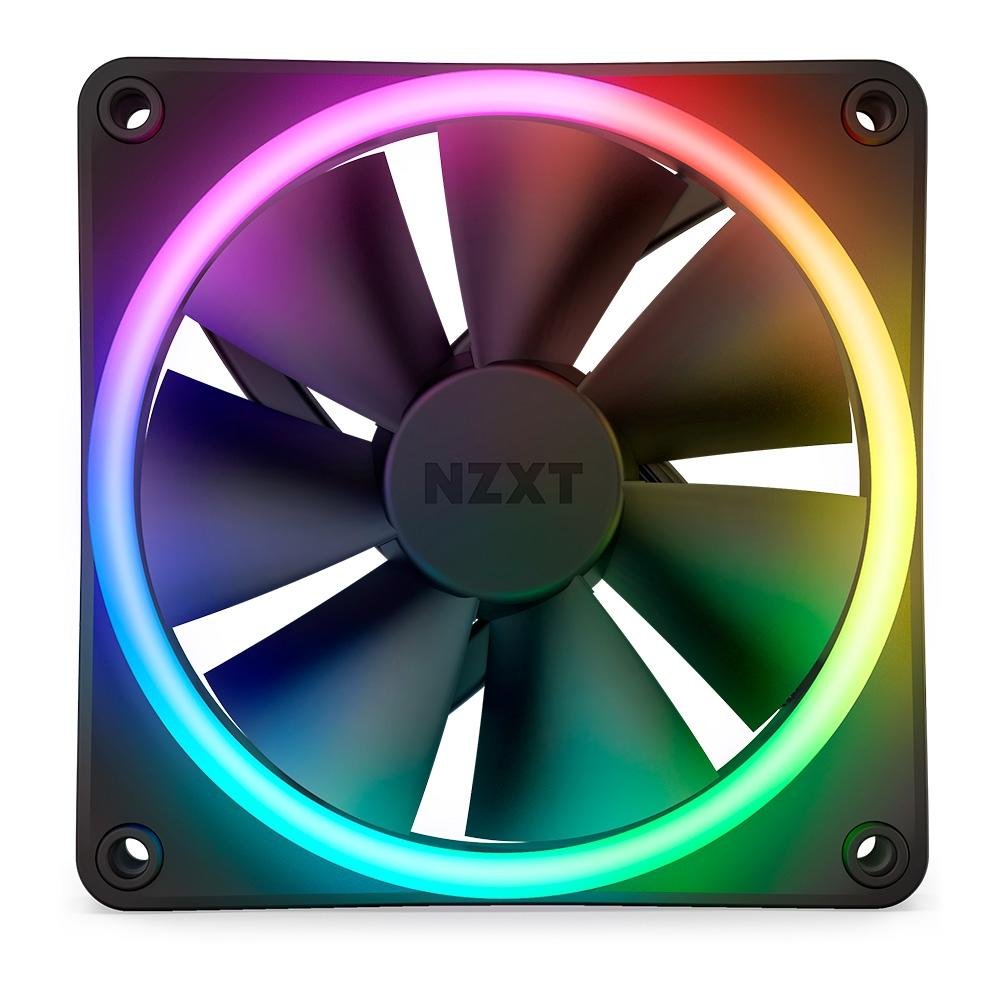 NZXT F120 RGB CORE BLACK 3個入×2個　㊲ Cooler Fan NZXT F120RGB Duo 120mm | KaBuM!