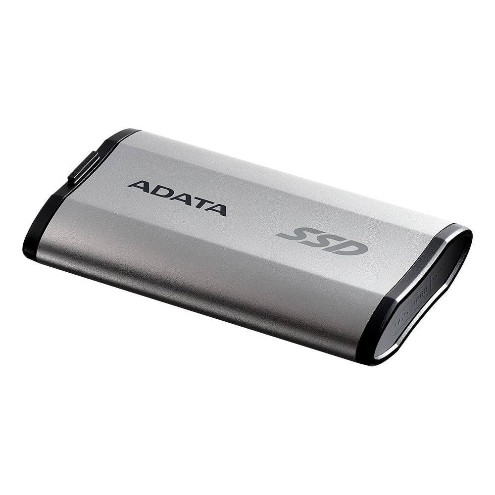 SSD Externo ADATA SD810, 1TB, USB 3.2, 1000G IP68, até 2.000 MB/s, para iPhone 15/Pro/Max, Android, Prata - SD810-1000G-CSG - view 4