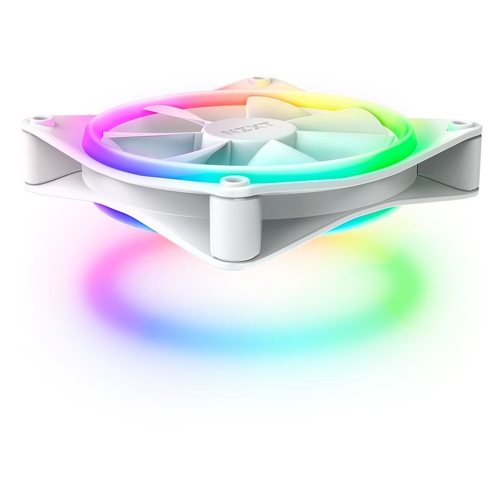Imagem 5 de 6 do produto Ventoinha NZXT F120RGB Duo, 120mm, Led RGB, Branco - RF-D12SF-W1