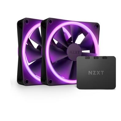 NZXT F120 RGB DUO BLACK 3個入×2個　㉜ kit-3-cooler-fan-nzxt-f120rgb-