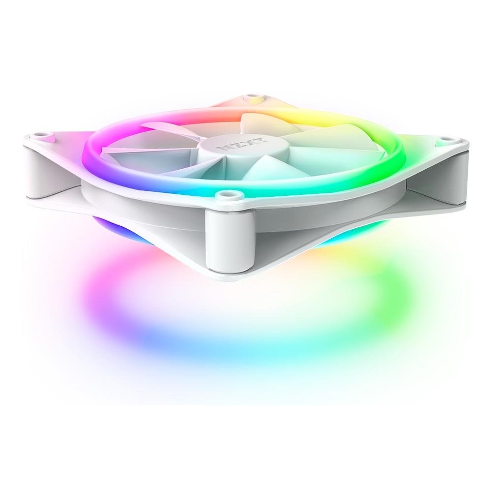 Imagem 3 de 6 do produto Kit com 3 Ventoinhas NZXT F120RGB Duo, 120mm, RGB, Branco - RF-D12TF-W1