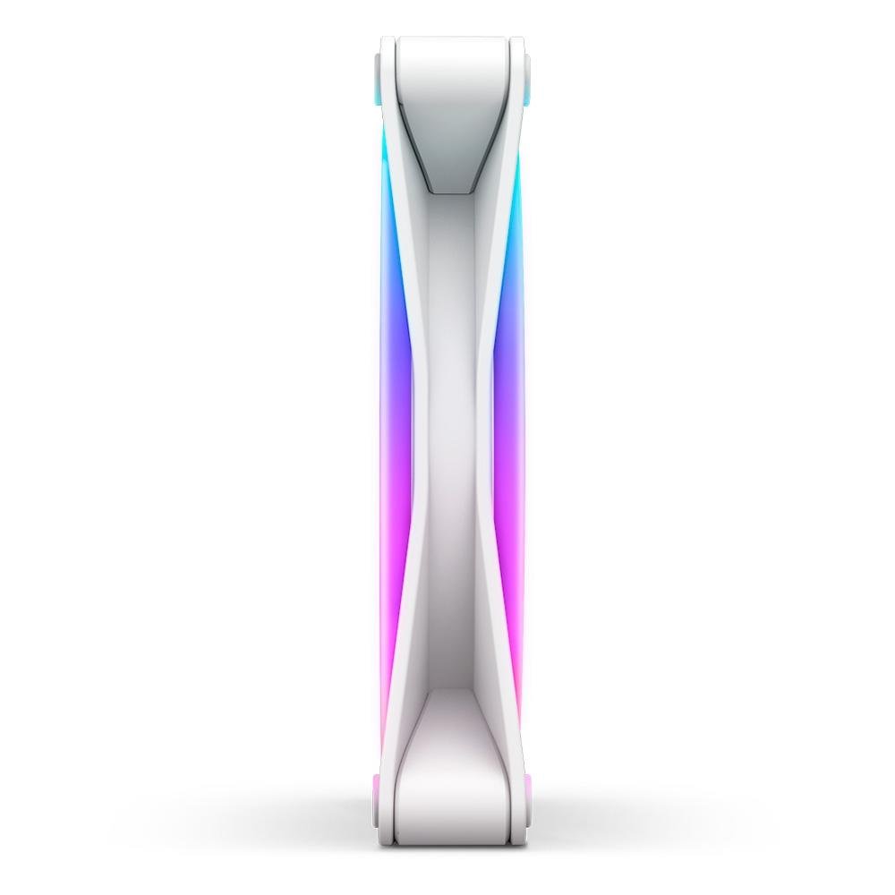 Imagem 3 de 6 do produto Ventoinha NZXT F140RGB Duo 140mm, Led RGB, Branco - RF-D14SF-W1
