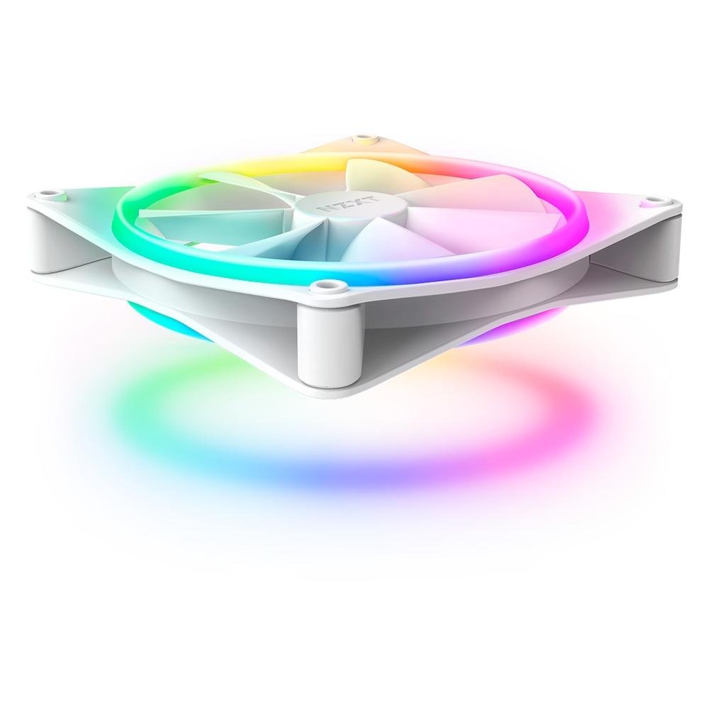 Imagem 4 de 6 do produto Ventoinha NZXT F140RGB Duo 140mm, Led RGB, Branco - RF-D14SF-W1