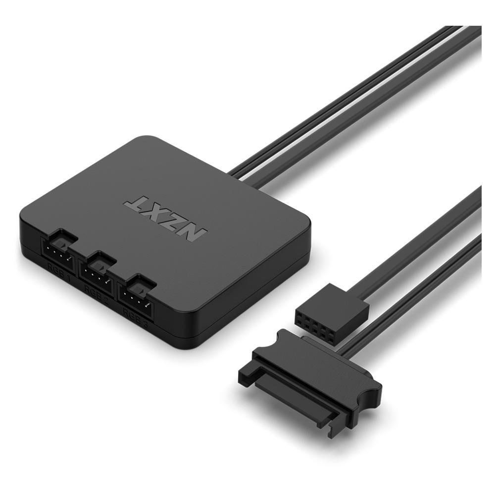 Kit com 2 Ventoinhas NZXT F140RGB Duo ,140mm, Led RGB, Preto - RF-D14DF-B1 Kit com 2 Ventoinhas NZXT F140RGB Duo ,140mm, Led RGB, Preto - RF-D14DF-B1