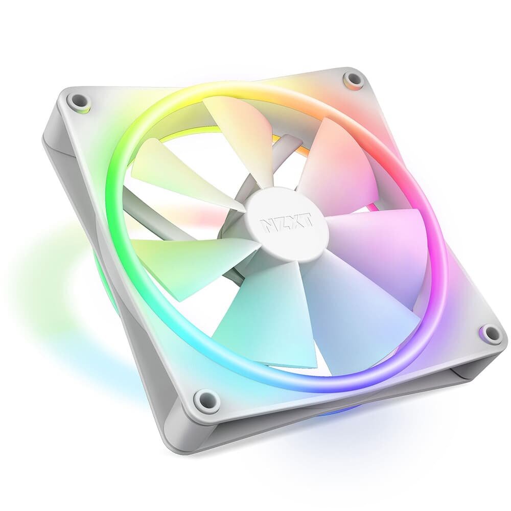 NZXT F140 RGB DUO WHITE 2個入×2個　㉞ Kit 2 Ventoinhas NZXT F140RGB Duo 140mm | KaBuM!