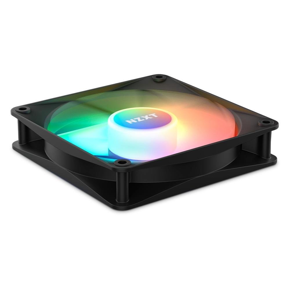 Imagem 2 de 5 do produto Kit com 2 Ventoinhas NZXT F140RGB Core, 140mm, RGB, Preto - RF-C14DF-B1