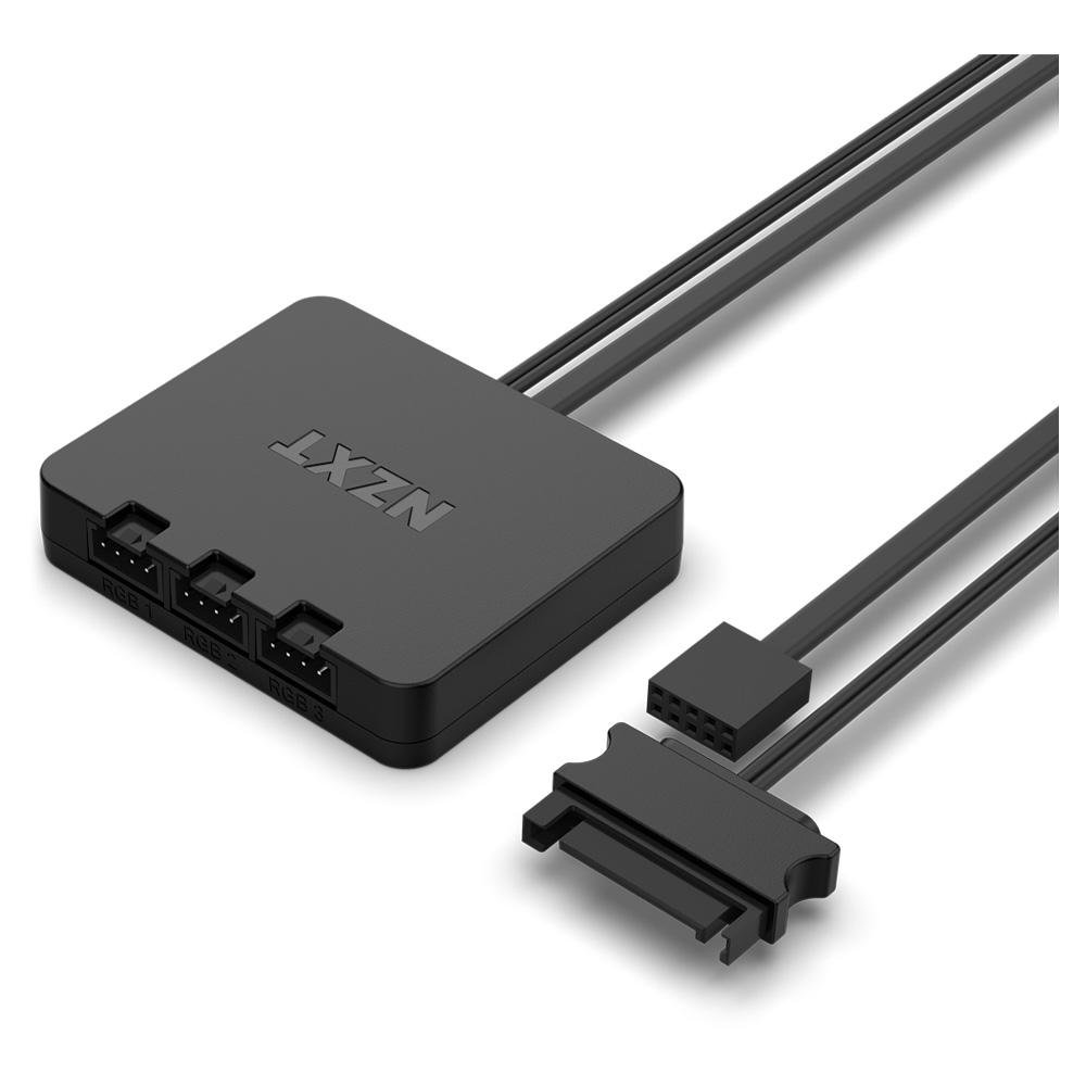 Imagem 4 de 5 do produto Kit com 2 Ventoinhas NZXT F140RGB Core, 140mm, RGB, Preto - RF-C14DF-B1