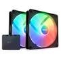 Kit com 2 Ventoinhas NZXT F140RGB Core, 140mm, RGB, Preto - RF-C14DF-B1 3