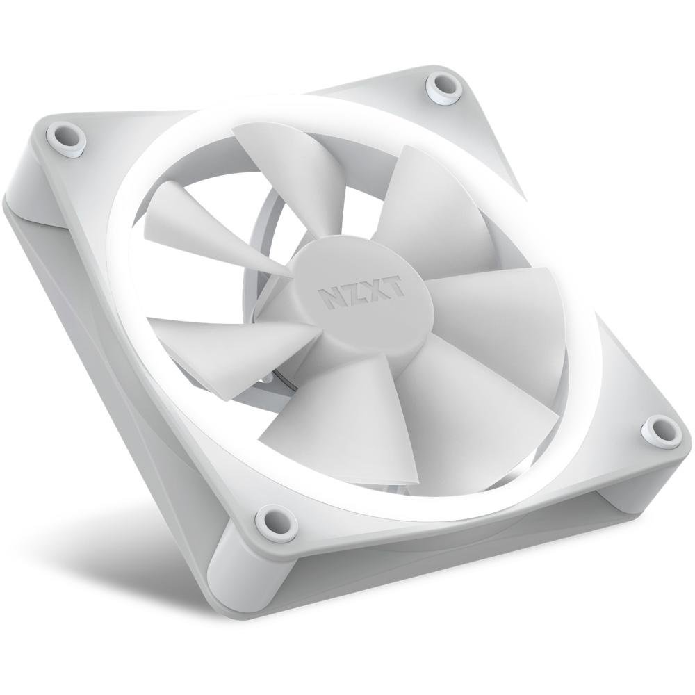 Ventoinha NZXT F120RGB, 120mm, Led RGB, Branco - RF-R12SF-W1 - view 5