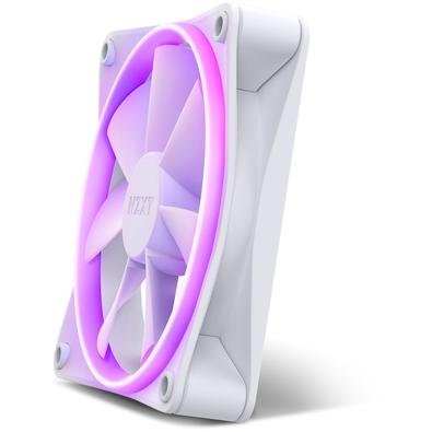 Ventoinha NZXT F120RGB, 120mm, Led RGB, Branco - RF-R12SF-W1 — foto 3