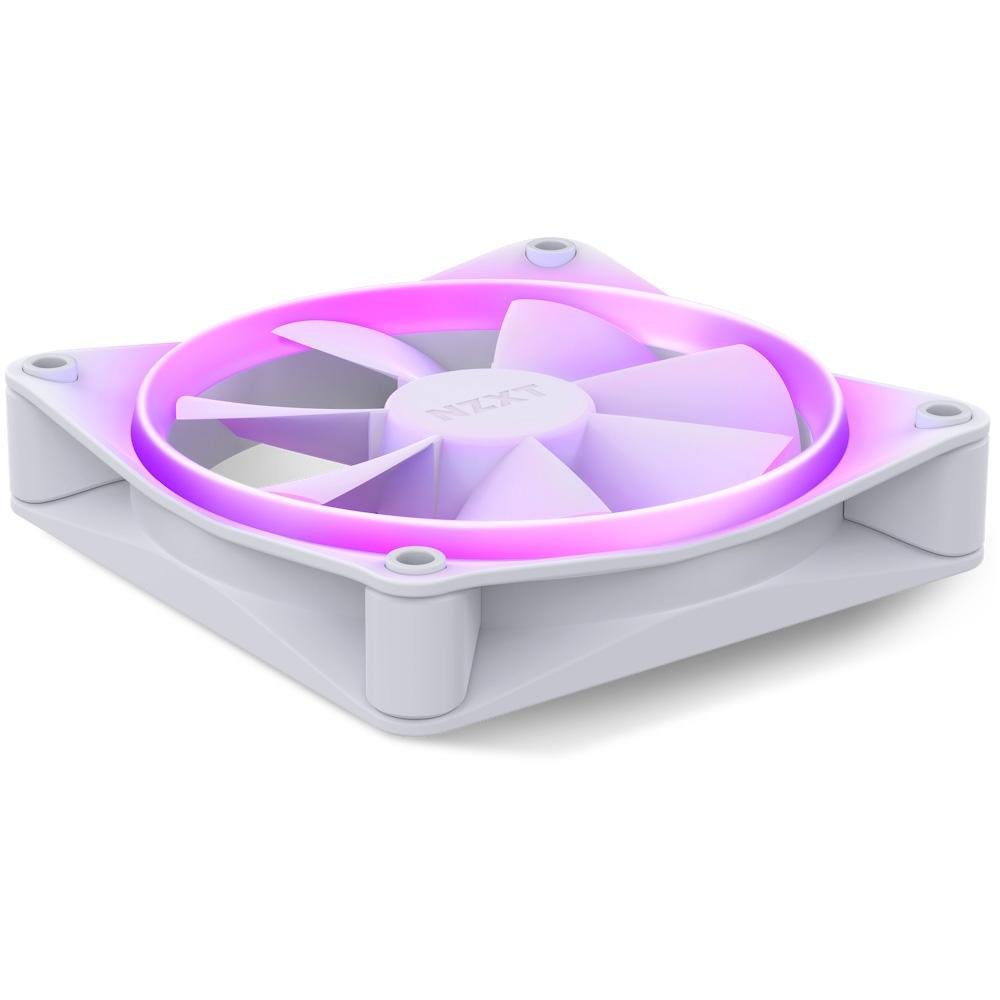 Ventoinha NZXT F120RGB, 120mm, Led RGB, Branco - RF-R12SF-W1 - view 4